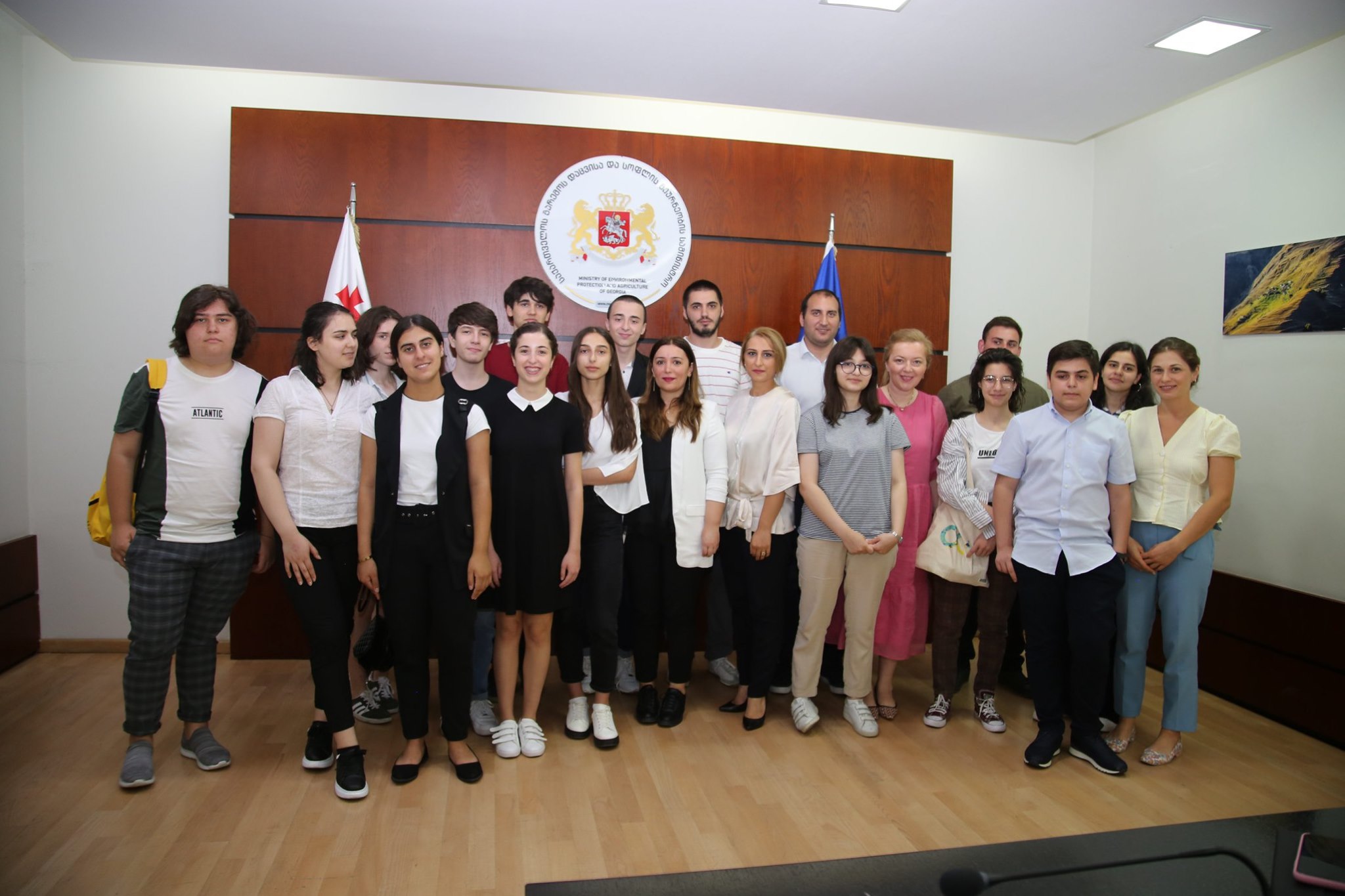  Students of "School of Eco leaders" met with Nino Tandilashvili, Deputy Minister of MEPA