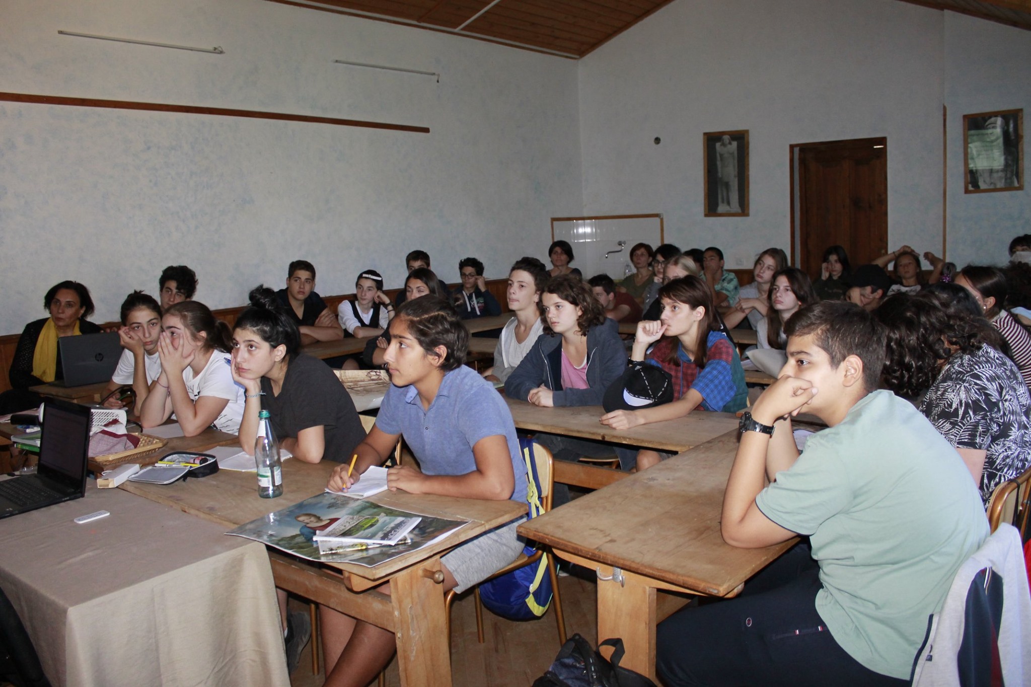 Informational meeting with the Waldorf School students