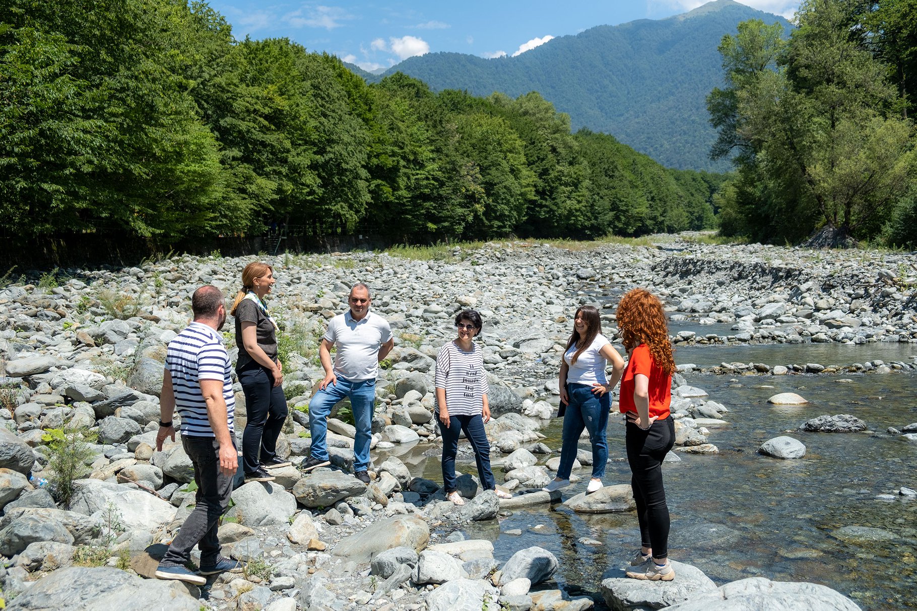 Visit in Lagodekhi River Gorge under the GCF Project