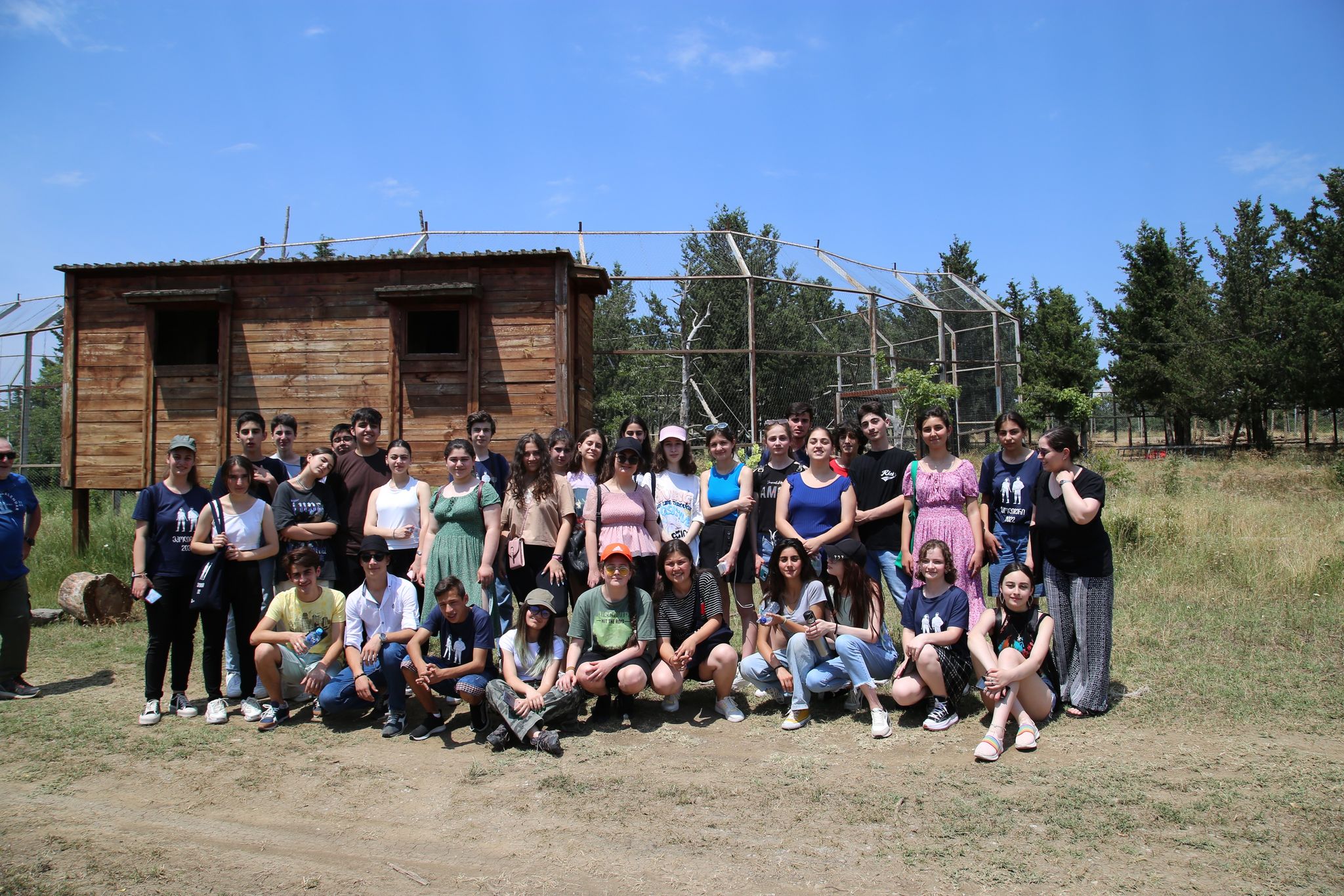 An exit tour was organised at the school of eco-leaders