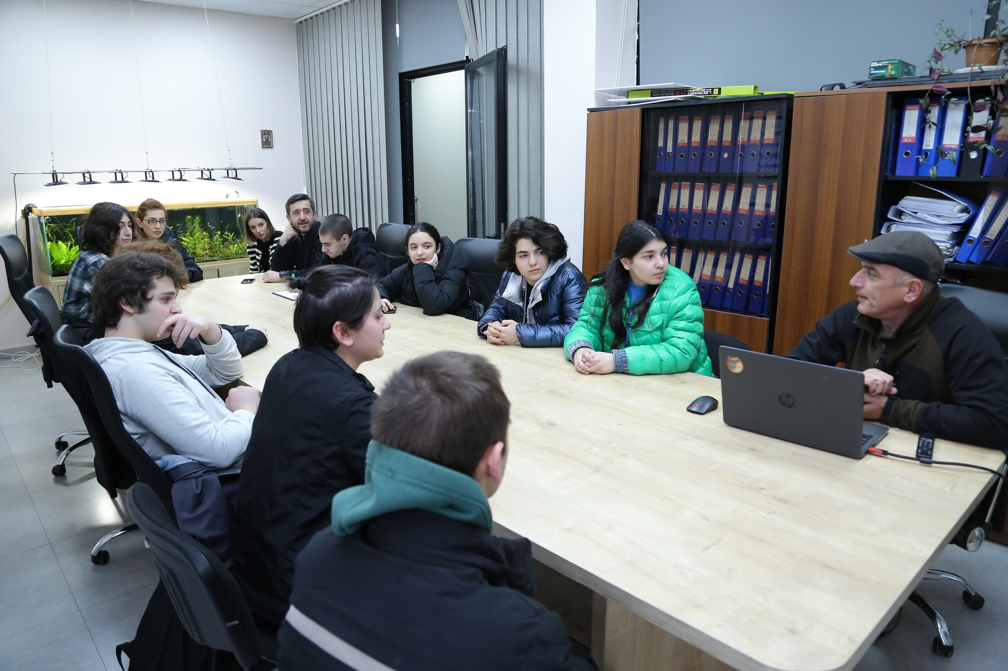 The meeting with students within "World Wildlife Day"