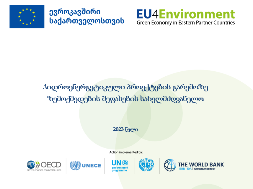  Environmental impact assessment guidance for hydropower projects