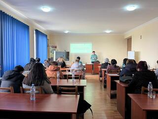 The training course was held for agriculture representatives