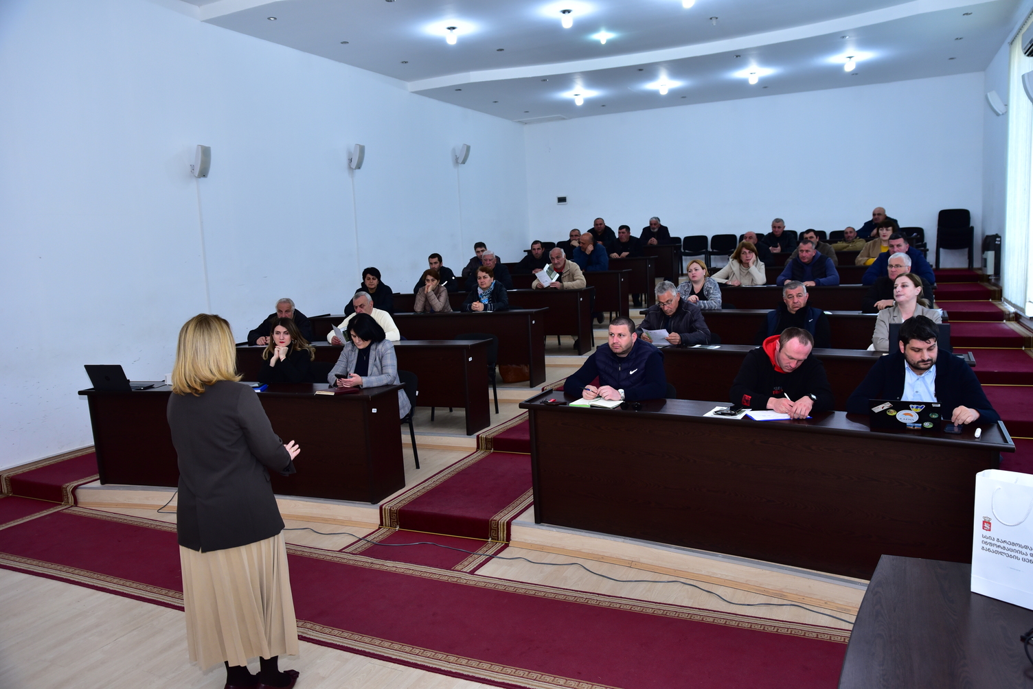 To get acquainted with the forest sector opportunities, informational meetings were held in the Guria region