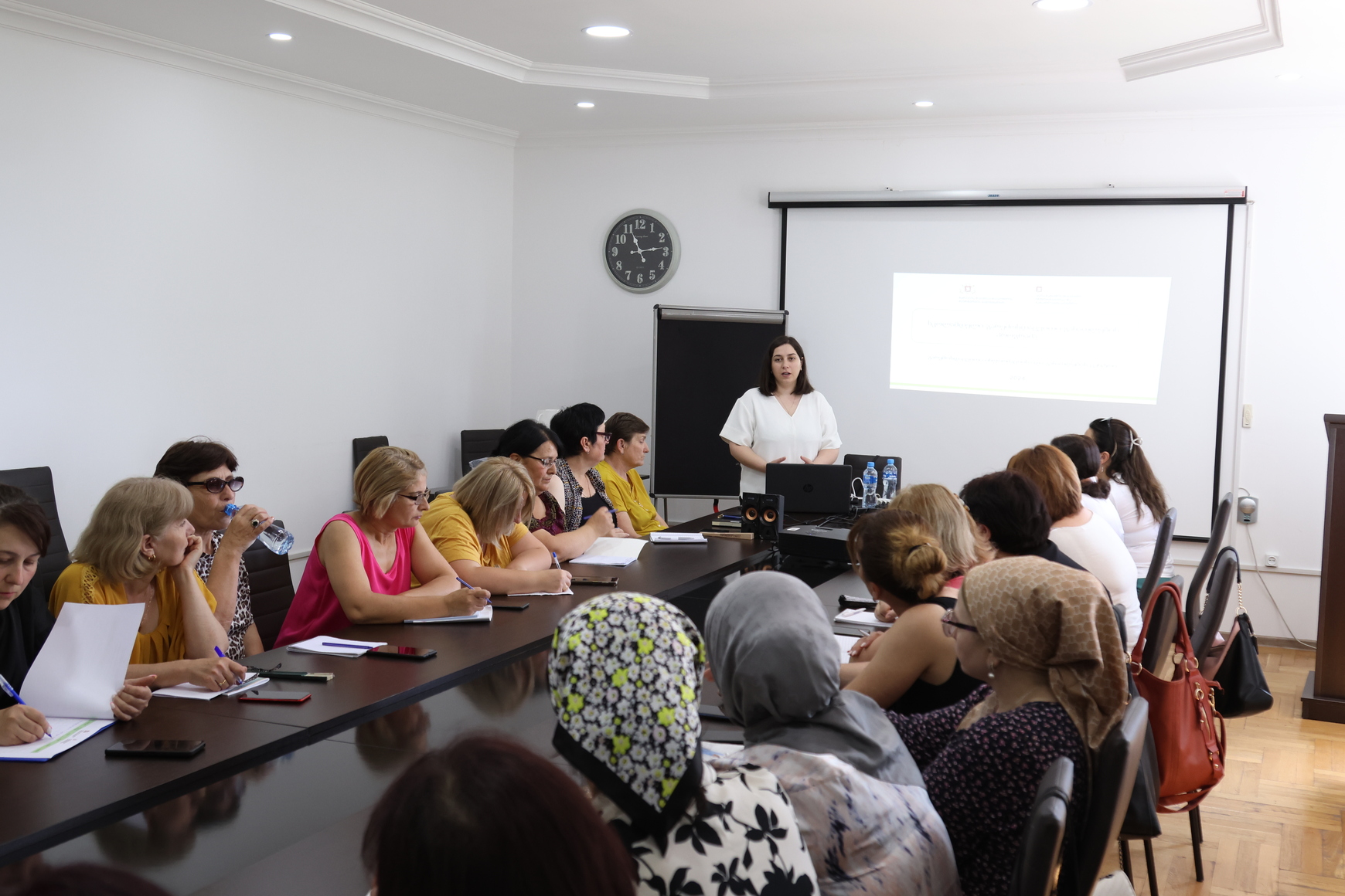 Educators and Methodists in the Kakheti region were trained with the updated program of environmental education for pre-school