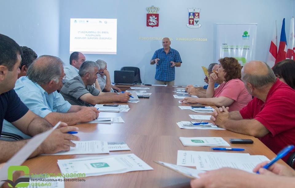 ლანდშაფტისა და მიწის რესურსების მდგრადი მართვის დანერგვის ტრენინგი დედოფლისწყაროს მუნიციპალიტეტში